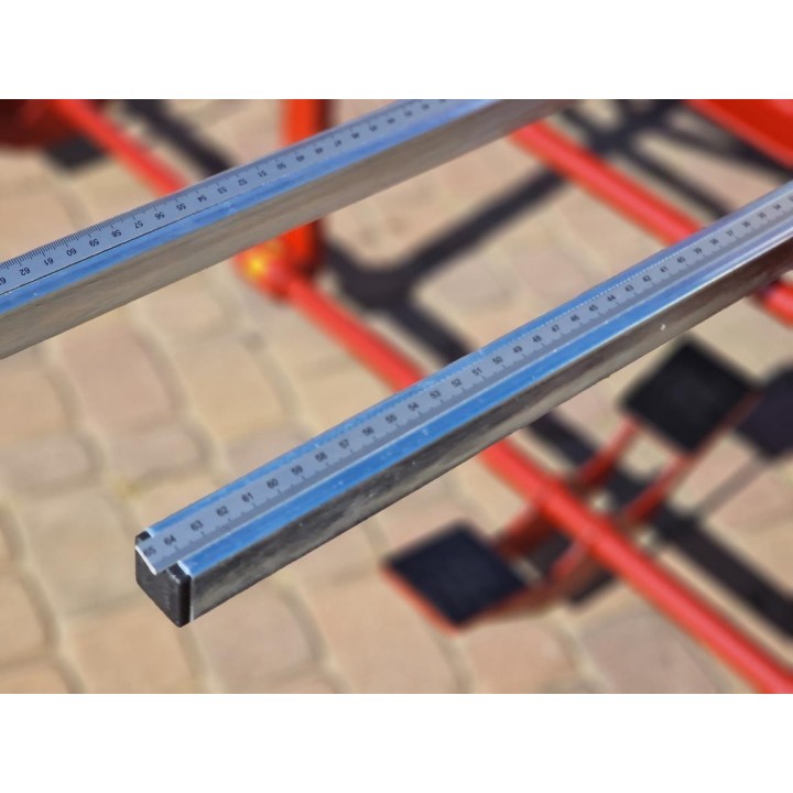 Magnetische Messlehre / Einstellhilfe 2 St. 65cm Abkantbank