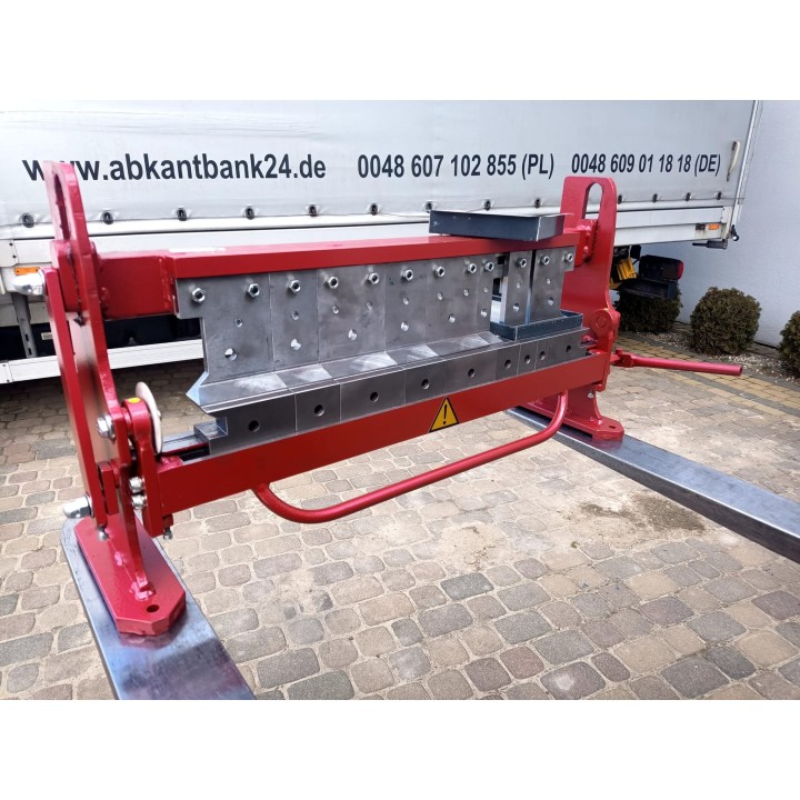 Abkantbank, Segmentabkantbank 650mm, Abkantmaschinen mit Segmenten