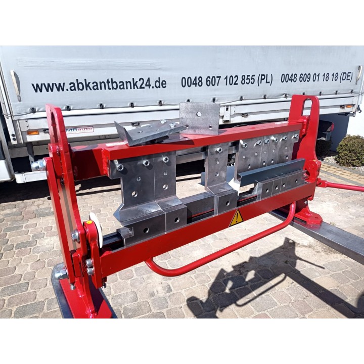 Abkantbank, Segmentabkantbank 650mm, Abkantmaschinen mit Segmenten