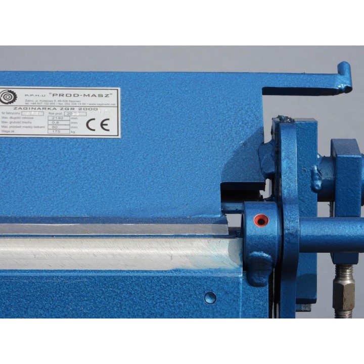 Abkantbank ZGR-2140/0.8/160 mit Rollenschere 0,8 mm