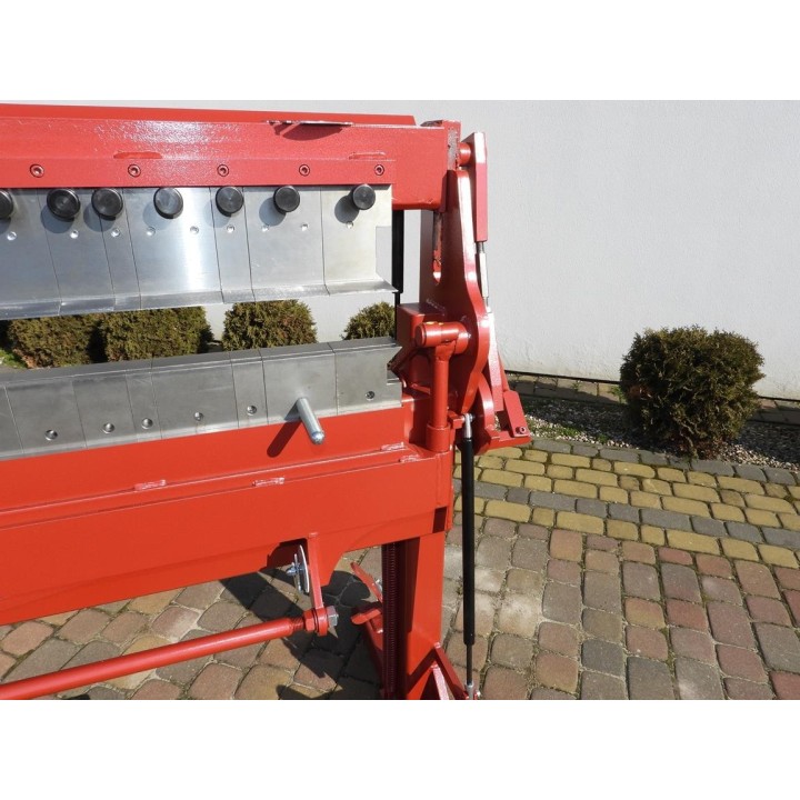 2 meter Segmentabkantbank, Klavierbank, Abkantbank mit Segmenten