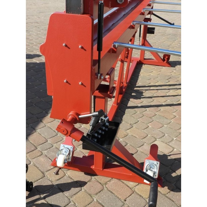 Abkantbank RED PLUS 3m mit Fußpedal, Rollenschere, Biegemaschine