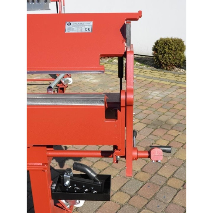 Abkantbank RED PLUS 3m mit Fußpedal, Rollenschere, Biegemaschine