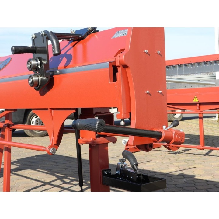 Abkantbank RED PLUS 3m mit Fußpedal, Rollenschere, Biegemaschine