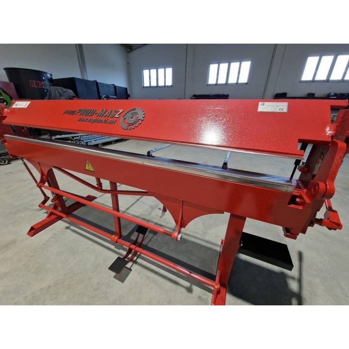 Abkantbank RED PLUS 3m mit Fußpedal, Rollenschere, Biegemaschine