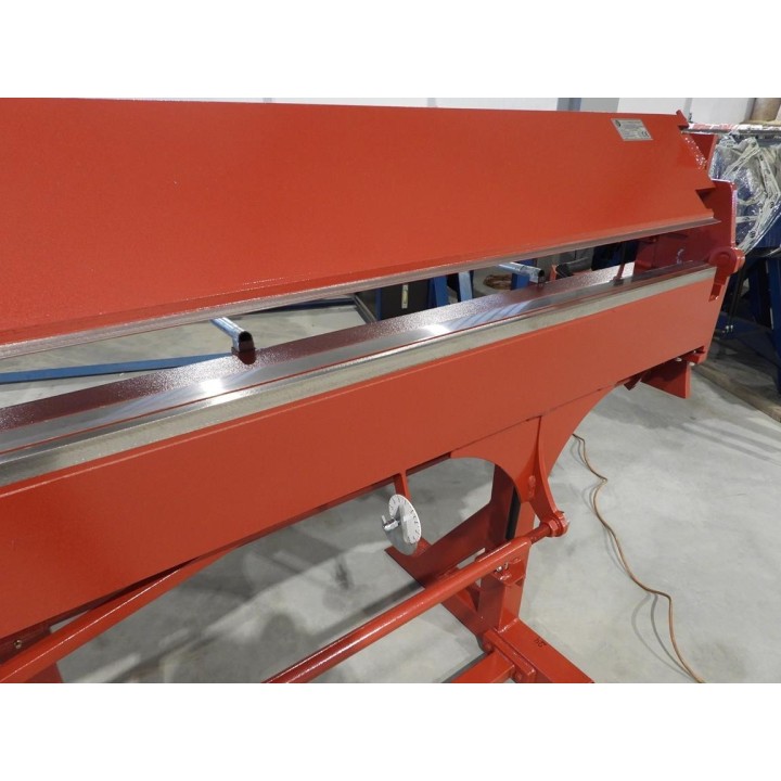 Abkantbank RED PLUS 3m mit Fußpedal, Rollenschere, Biegemaschine