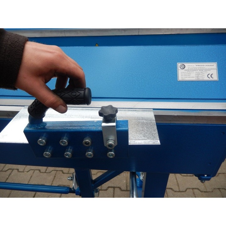 Handfalzmaschine, Falzschliesser, Rollenschere
