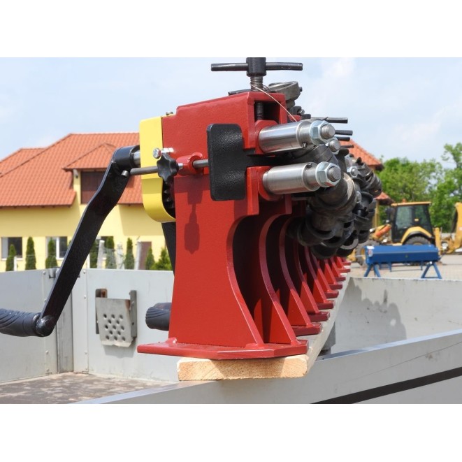 Sickenmaschine manuell, Abkantbank, Abkantmaschine