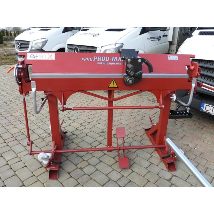 Biegemaschine RED PLUS1400 inkl. Transportrollen, Abkantbank