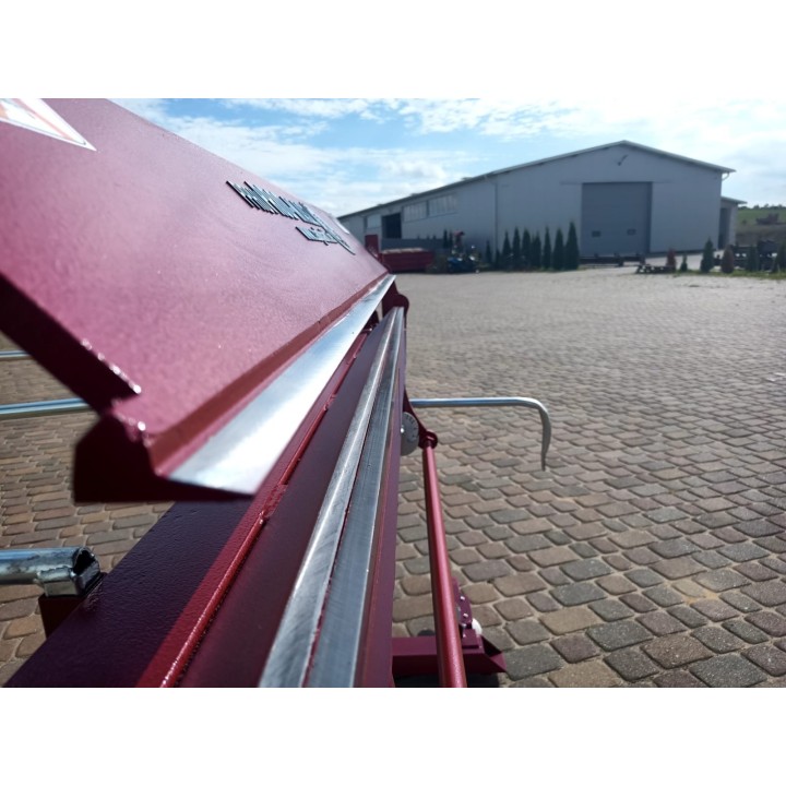 Abkantbank RED 1.4m, Biegemaschine RED 1400 mit Transportrollen