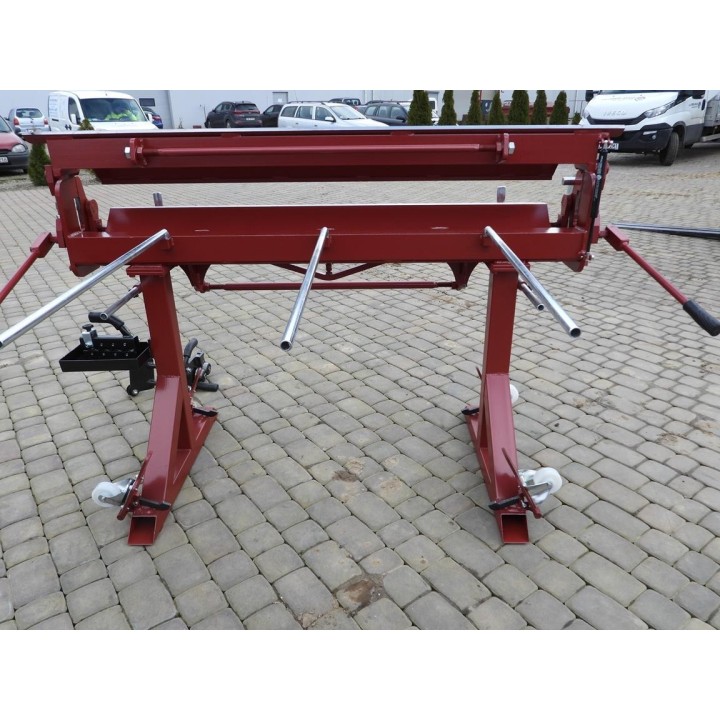 Abkantbank RED 1.4m, Biegemaschine RED 1400 mit Transportrollen
