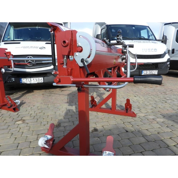 Abkantbank RED 1.4m, Biegemaschine RED 1400 mit Transportrollen