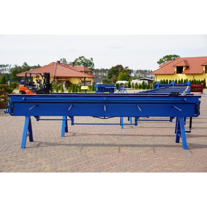 Abkantbank 4 m mit Rollenschere, Biegemaschine, Blechbiegemaschine
