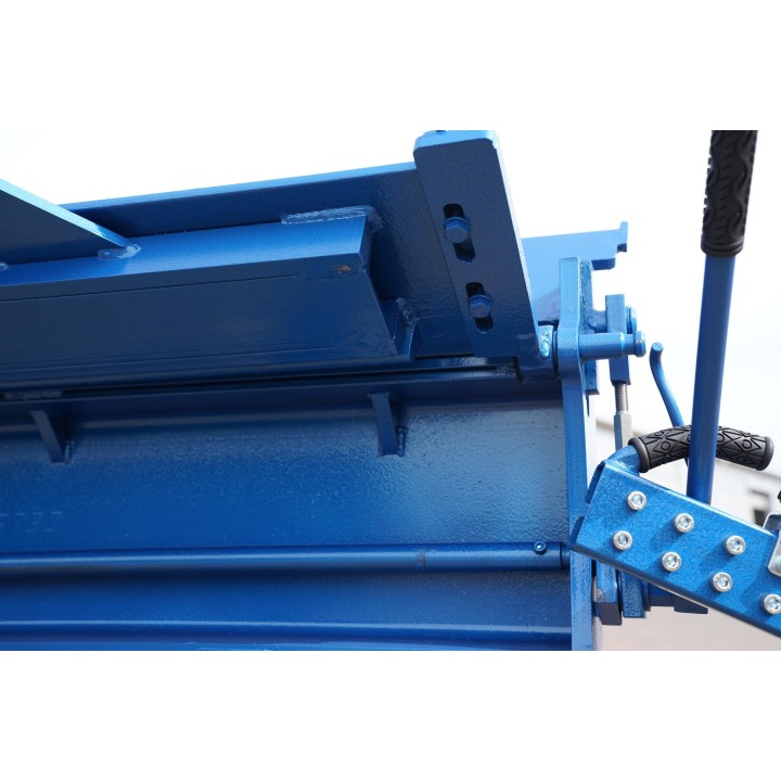 Abkantbank 4 m mit Rollenschere, Biegemaschine, Blechbiegemaschine
