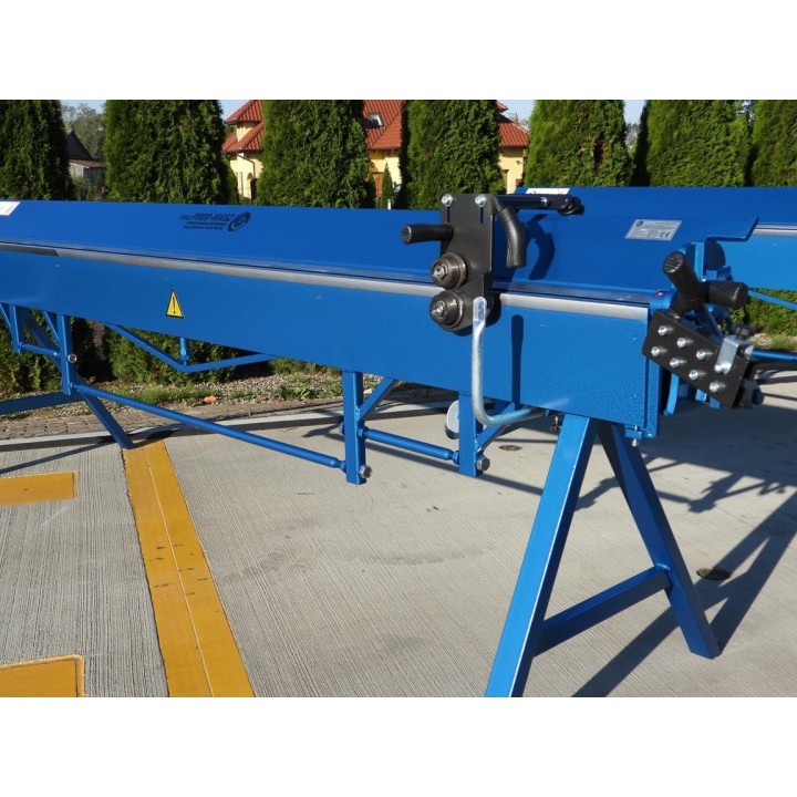 Abkantbank 3m mit Rollenschere, Biegebank, Abkantmaschine